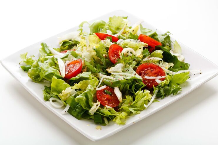 haftasiga 5 kg vazn yo'qotish uchun sabzavotli salat